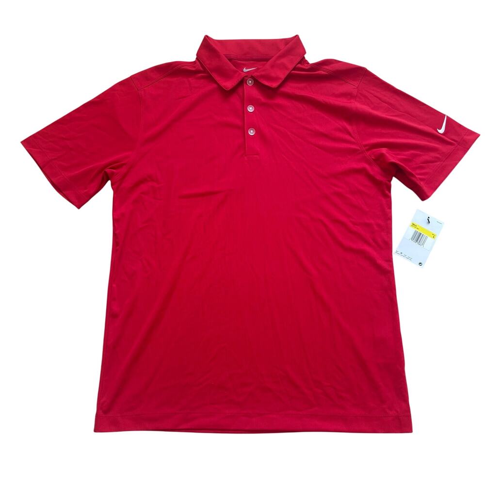 NWT Nike Men’s Golf Polo Short Sleeve Shirt Red DC1963-820 Size Small BRAND NEW
